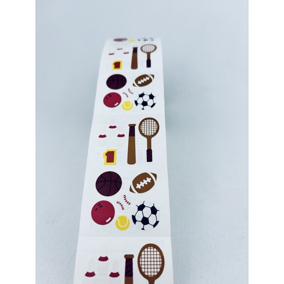 Vintage 1983 Sports Mrs. Grossman's Stickers Roll Scrapbooking Football‎ Soccer - Picture 2 of 7